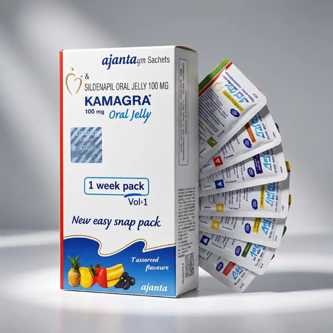 Kamagra Oral Jelly 100 mg (skonių mišinys)