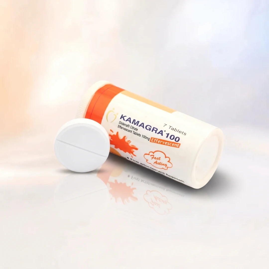 Kamagra Effervescent 100 mg (šnypščiosios tabletės)