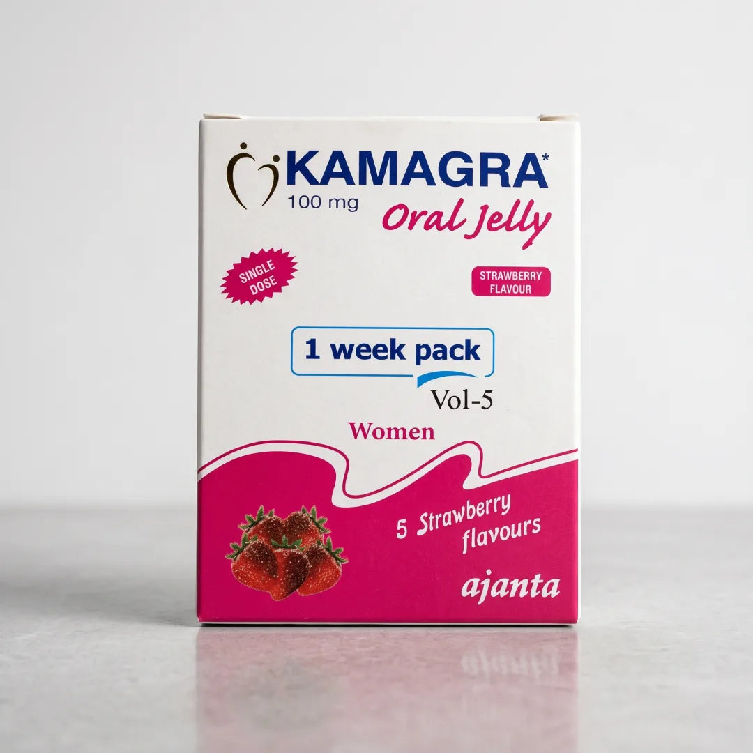 Kamagra Oral Jelly Women 100 mg (braškių skonio)