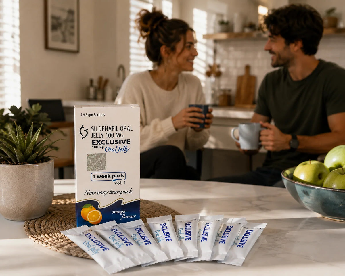 Exclusive Oral Jelly 100 mg (apelsinų skonio)