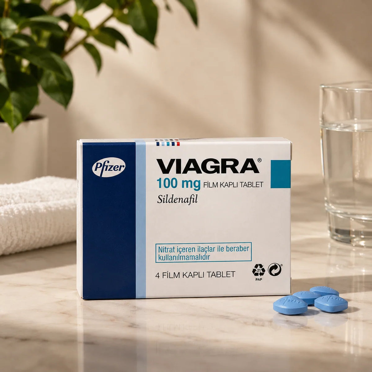 Viagra 100 mg (4 tabletės)