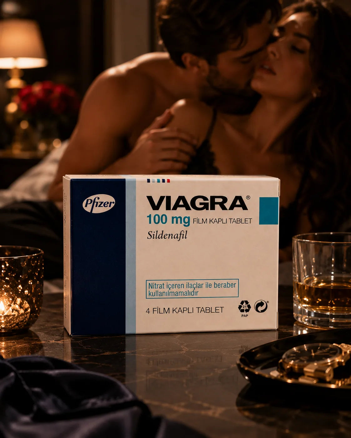 Viagra 100 mg (4 tabletės)