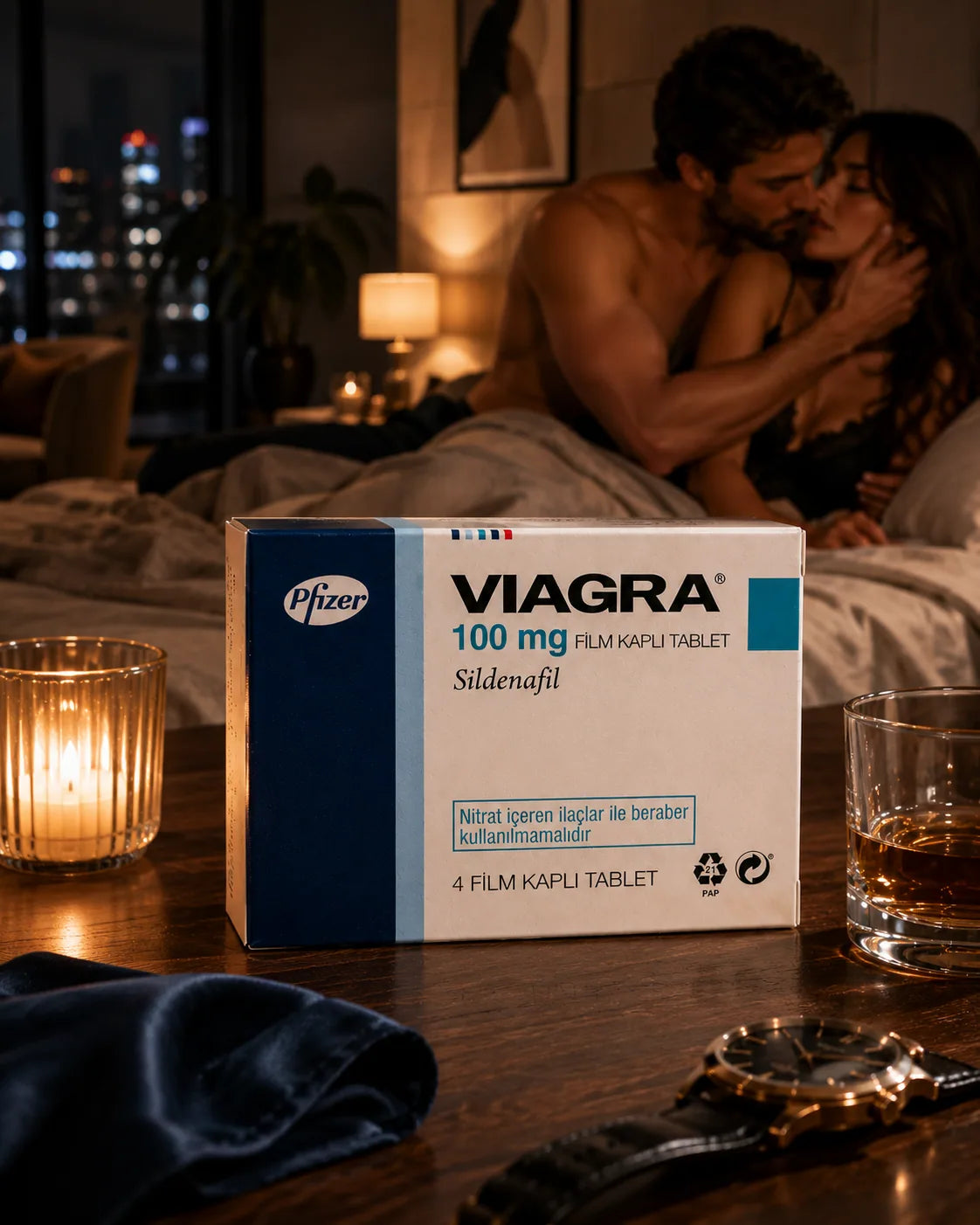 Viagra 100 mg (4 tabletės)